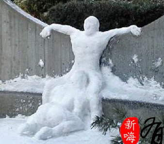 各种创意雪人造型