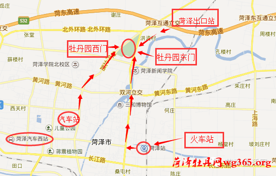 曹州牡丹园交通路线