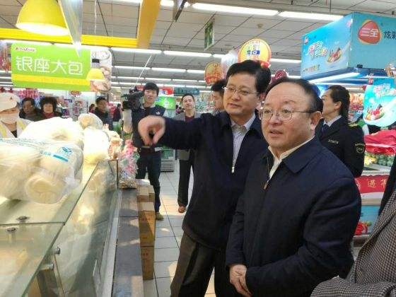 菏泽市副市长曹升灵落实春节食品安全监管工作