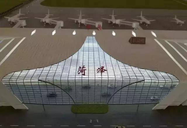 菏泽机场立体模型图